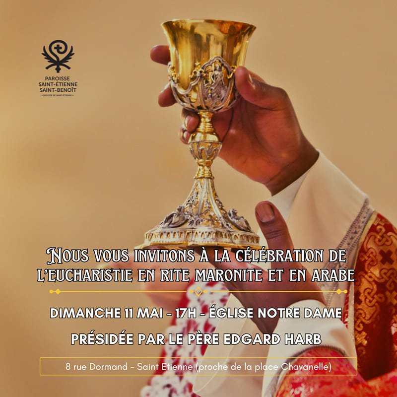 Messe Rite Maronite 11 Mai Affiche